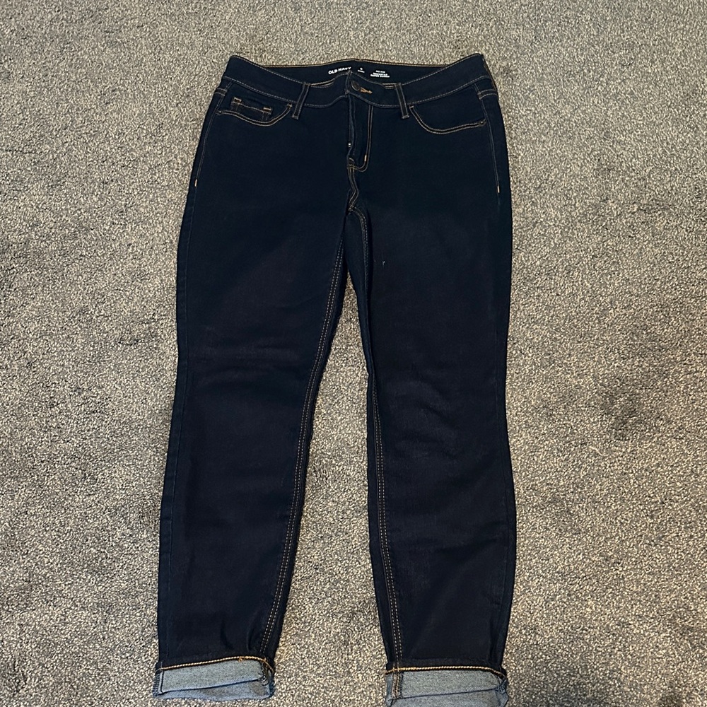 Old Navy Women's Dark Blue Skinny Jeans